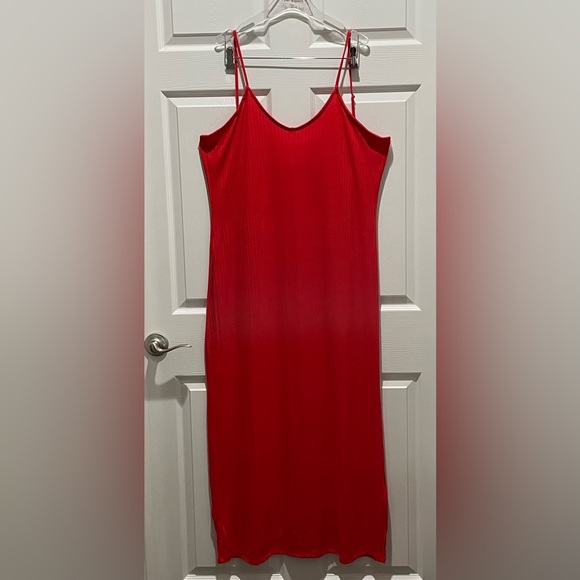 Maxi Dress 3X color Deep burnt Orange comfortable,cool ,NEW - Picture 2 of 4